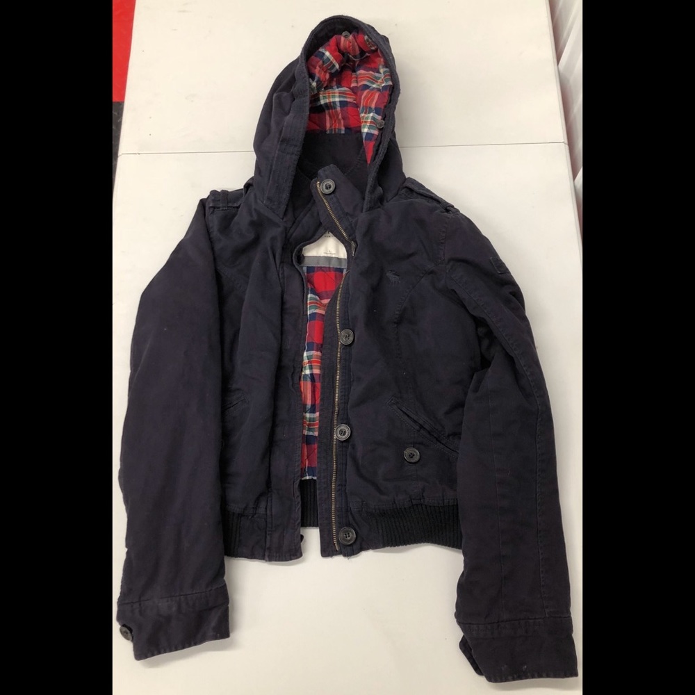 Navy Abercrombie and Fitch jacket
